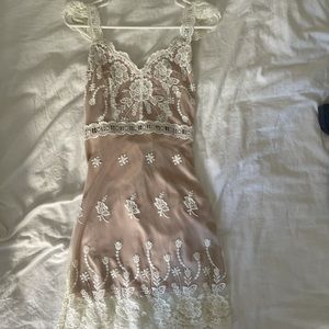 NWT lace tiger mist dress